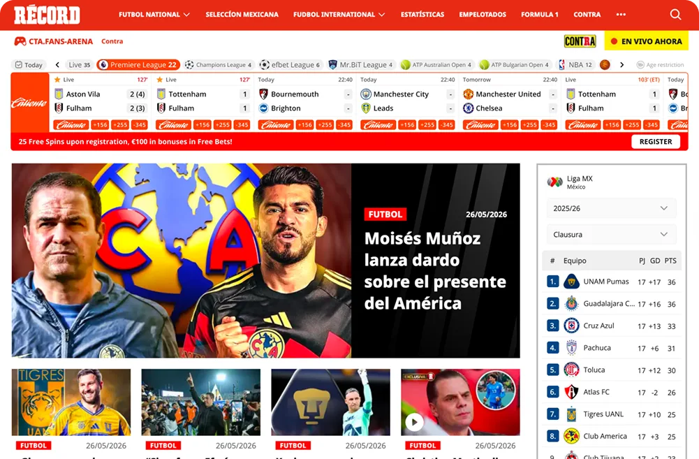 One feed. Every sport. Your brand.